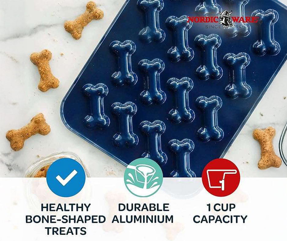 dog treat bone shape mold pan